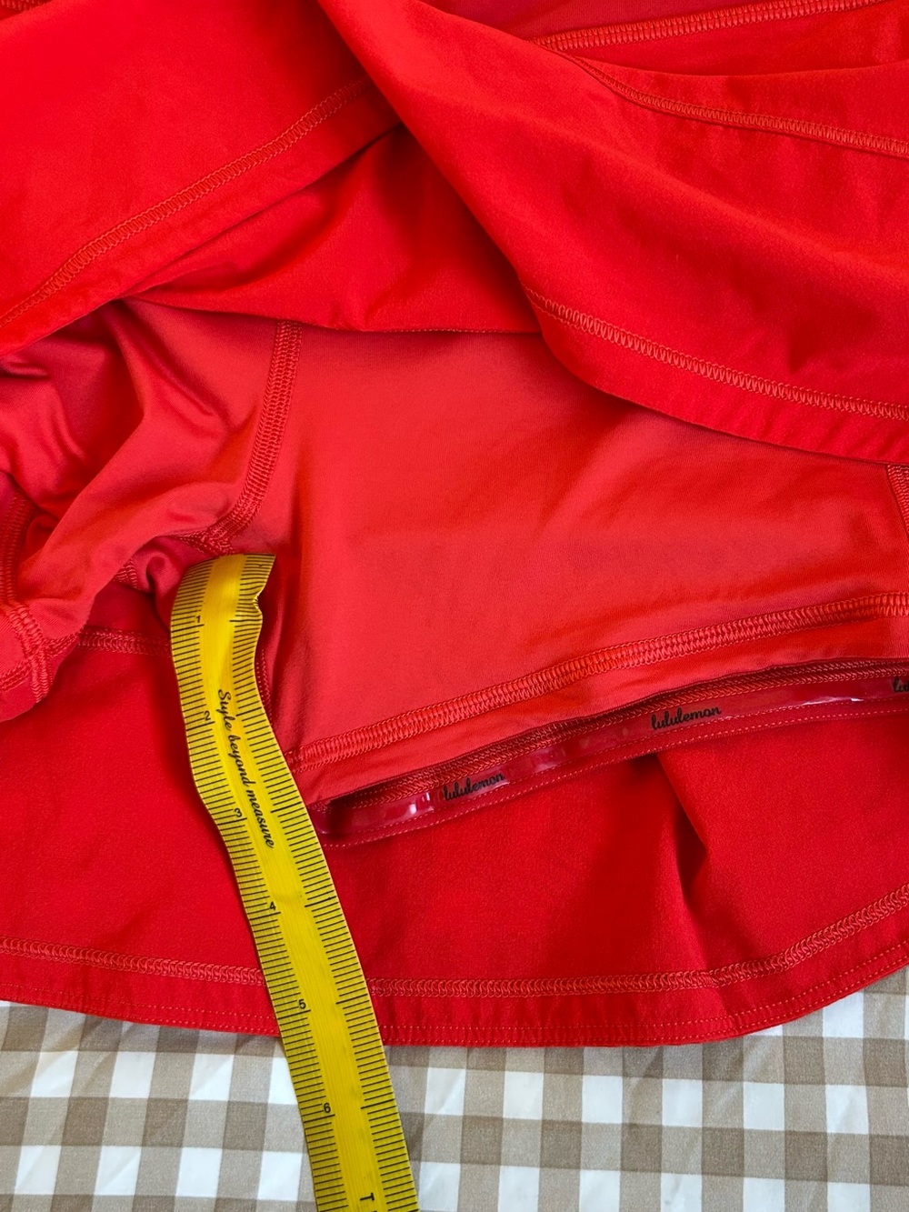 lululemon athletica Women's Red tennis skirt in size 10 - Picture 10 of 10